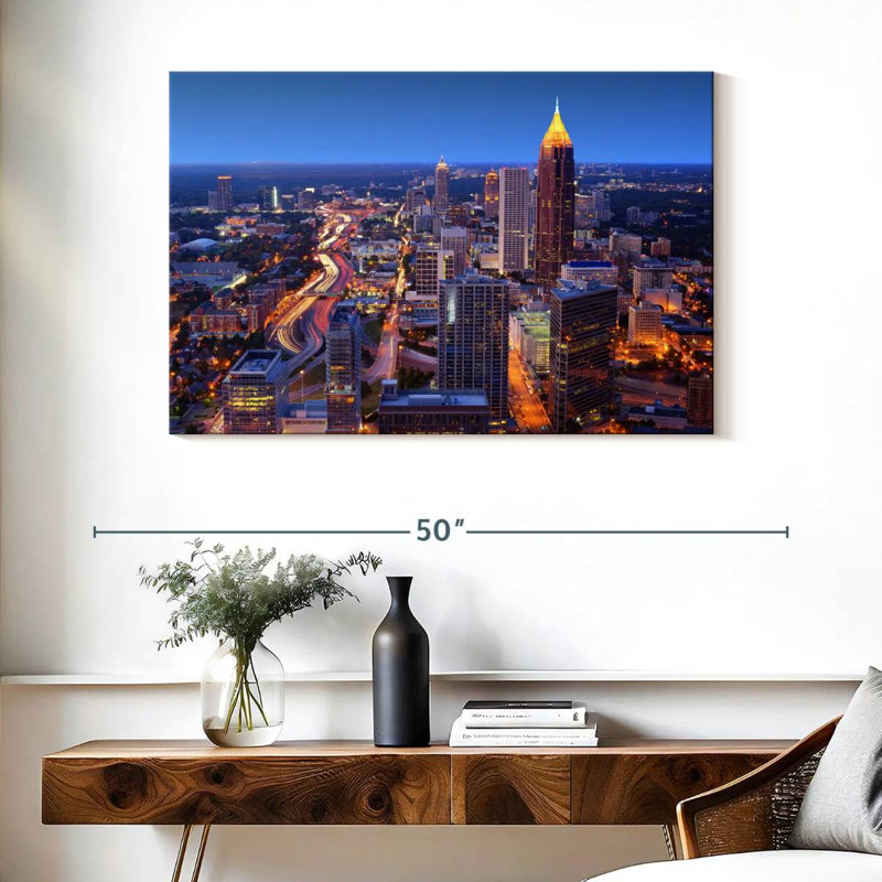 Sirci Atlanta Nightscape, H 26 po x l 39 po