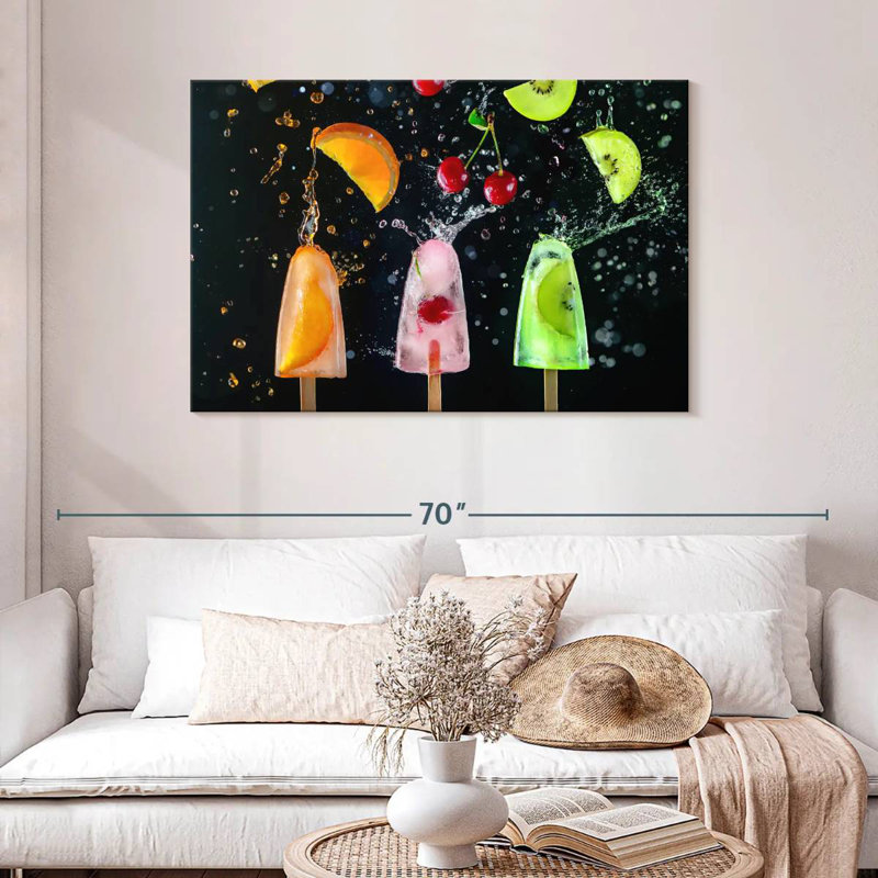 Yarlin Sweet Fruit Popsicles, 30" H x 45" W