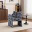 Chaise d'appoint rembourrée avec dossier haut Mid Century-1386417064
