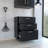 3-Drawer Rectangle Chest With Caster Wenge