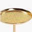 2P, table d'appoint réglable, petite table à thé Martini, table de bout décorative en marbre naturel et doré pour présentation et rangement