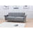 Twin 85'' Velvet Futon And Mattress-1941584128