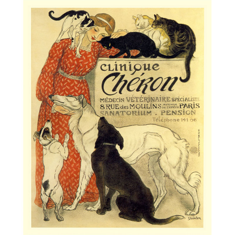 Retro Advertising Clinique Cheron Sign