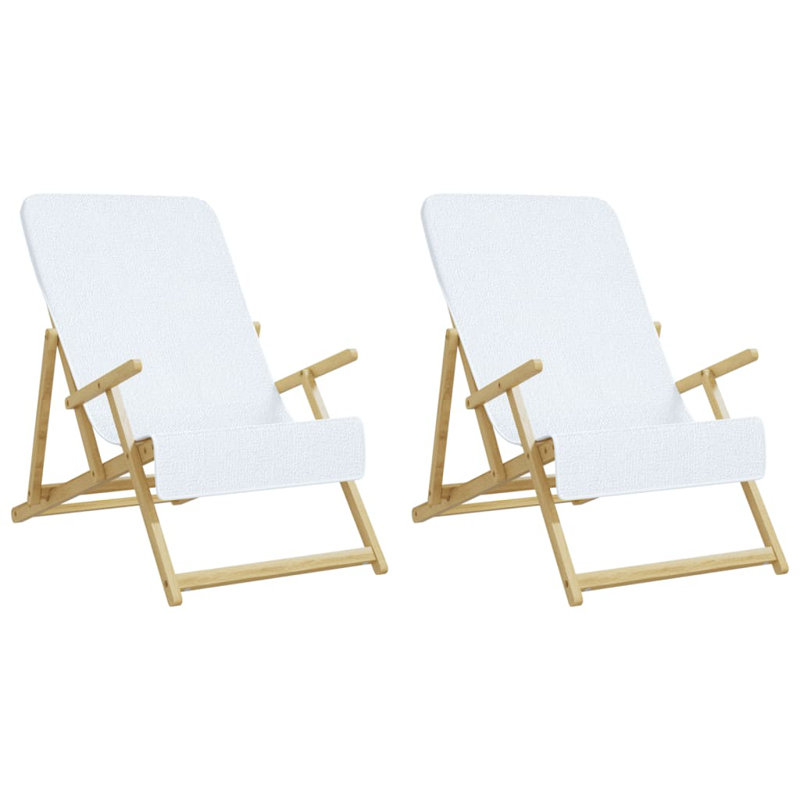 Ahmora Beach Towel, White
