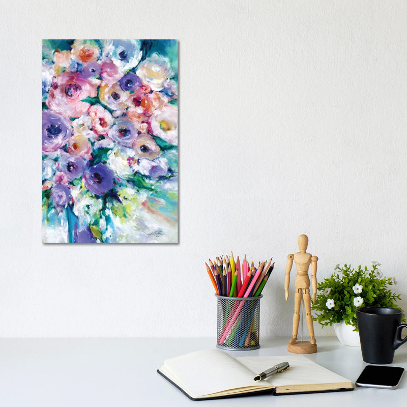 Sunday Bouquet by Kathy Morton Stanion - Wrapped Canvas Gallery-Wrapped Canvas Giclée, 20.32 cm H x 30.48 cm W