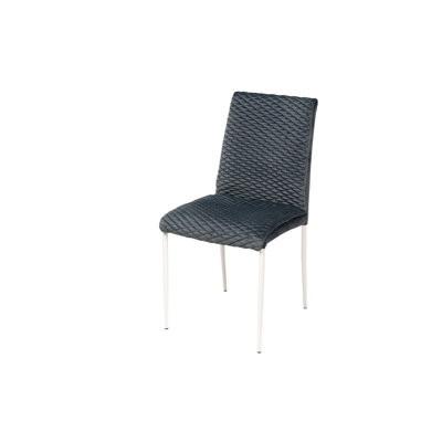 Cailloch 47 cm H Tufted Side Chair in Blue