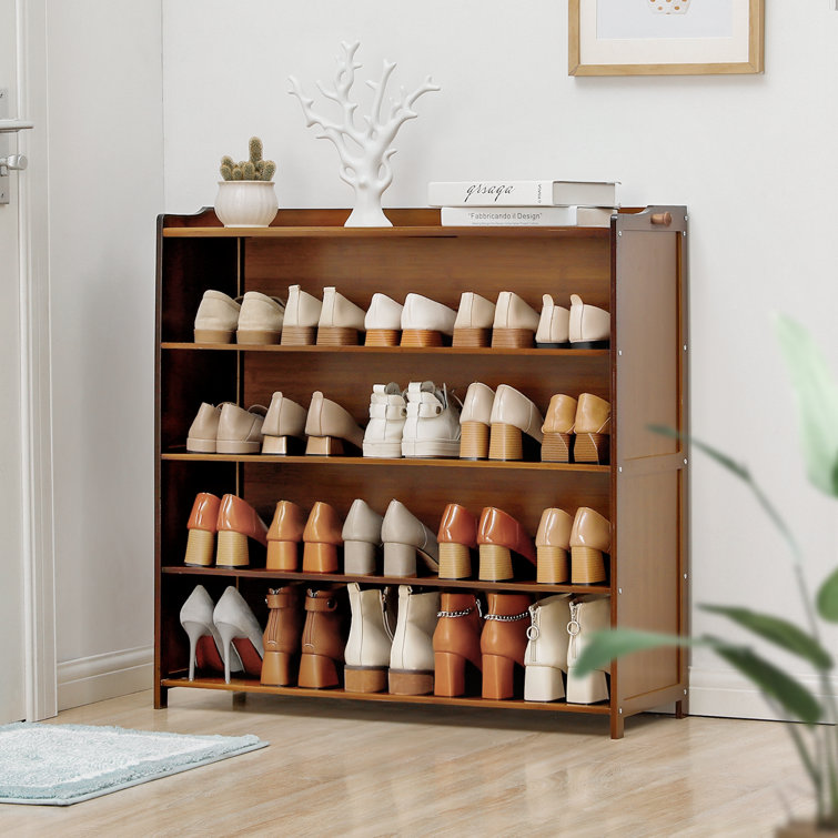 20 Pairs Shoe Storage Cabinet for Entryway, Freestanding Shoe Rack