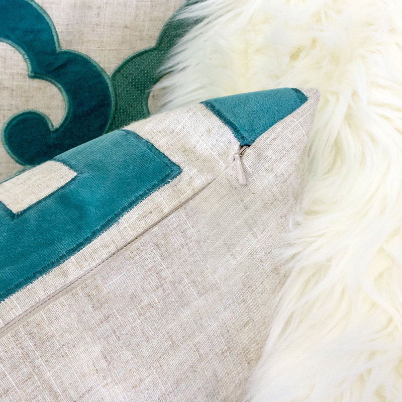 Coussin décoratif en lin Emiliye