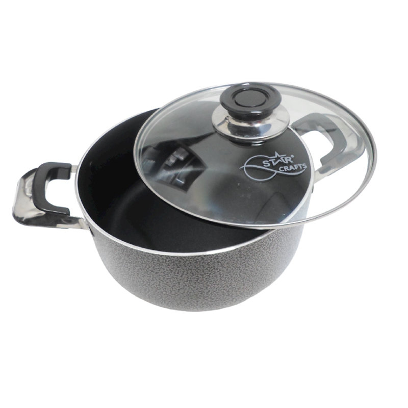 Cocotte ronde en aluminium antiadhésive Starcraft, 14,5 pte