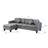 Upholstered L-Shaped Sectional Reversible-1605082804