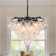 Yader 8 - Light Dimmable Tiered Bubble Chandelier with Textured Globe Glass