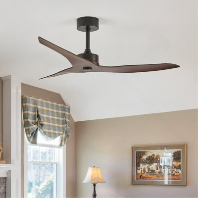 Ventilateur de plafond extérieur 52 po sans lumière avec télécommande