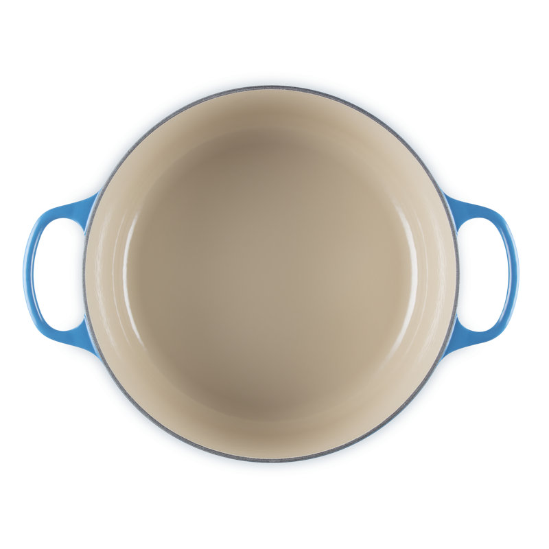 Le Creuset Signature Enameled Cast Iron Round Dutch Oven with Lid, 9 quarts, Marseille