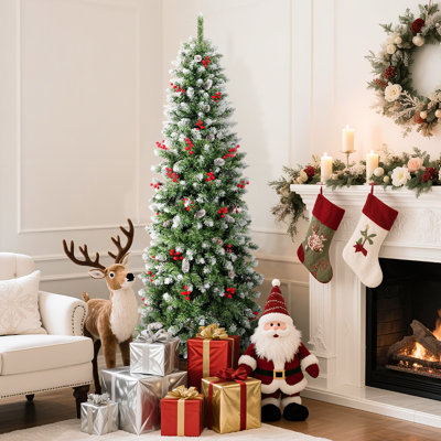 Arbre de Noël artificiel enneigé 6FT