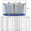 Filet de remplacement pour trampoline 16 '