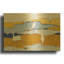 «Marsh Egrets VI Dark Sand» par Phyllis Adams, art mural en métal doré, 16 po x 12 po-133652338