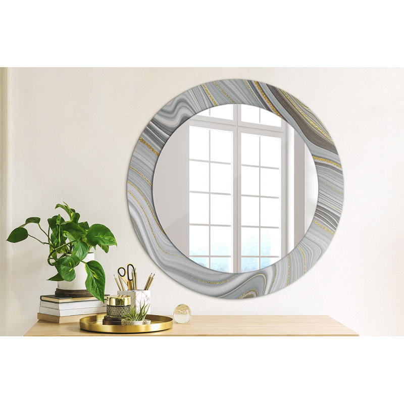 Huldar Glass Flat Wall Mirror