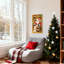 Ensemble de 3 reproductions d'art sur toile, "Christmas Santa Claus"-1771208738