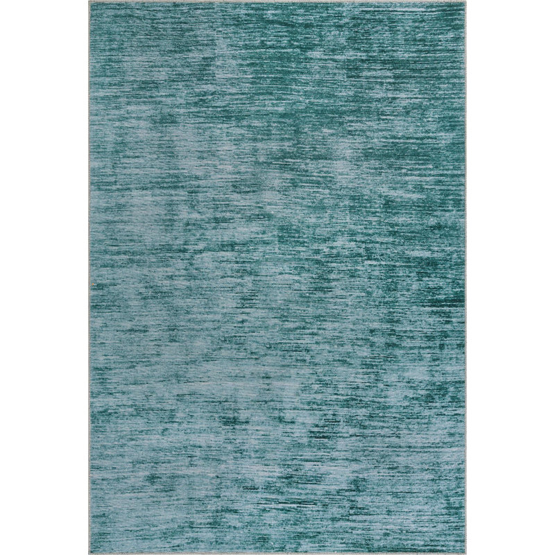 Ikhasa Chenille Abstract Indoor Rug, Rectangle 6' x 9'