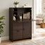 Armoire de bureau, avec tiroir de rangement et tablettes, bureau pliable, idéal pour la maison, le bureau et le dortoir
