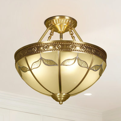 4 - Light Dome Chandelier Dimmable