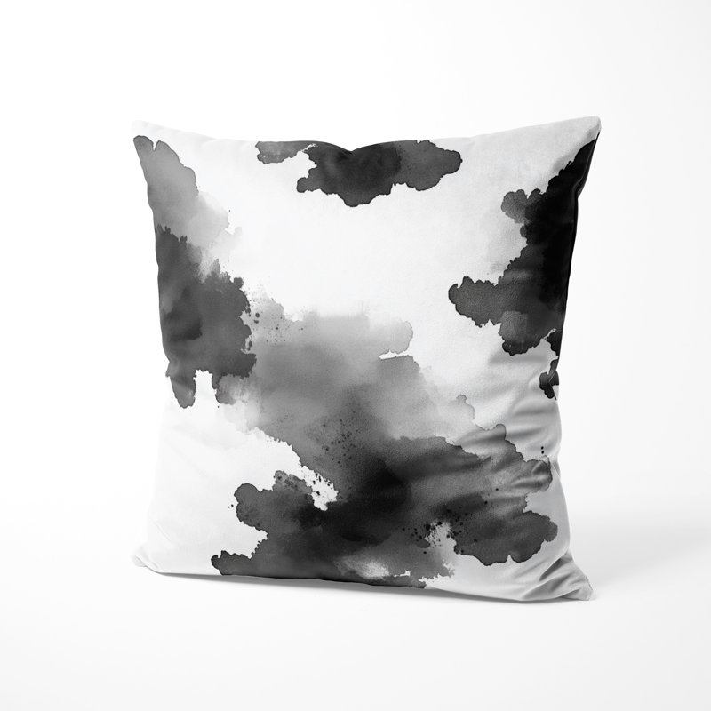 Coussin décoratif abstrait Abstract, H 20 po x l 20 po