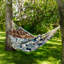 Hamac double 2 personnes en jacquard - Vagues blanches