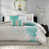 Motif floral turquoise sélectionné