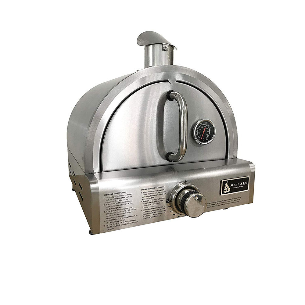 Mont Alpi Portable Table Top Stainless Steel Pizza Oven MAPZ-SS