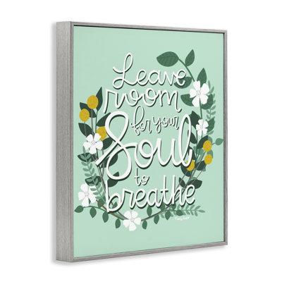Room For Soul To Breathe Framed Giclee, design by Mandy Ford Art + Illustration