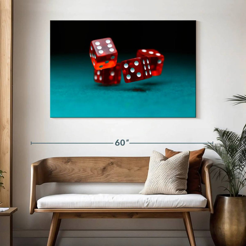 Senne Rolling Dice, 32" H x 48" W