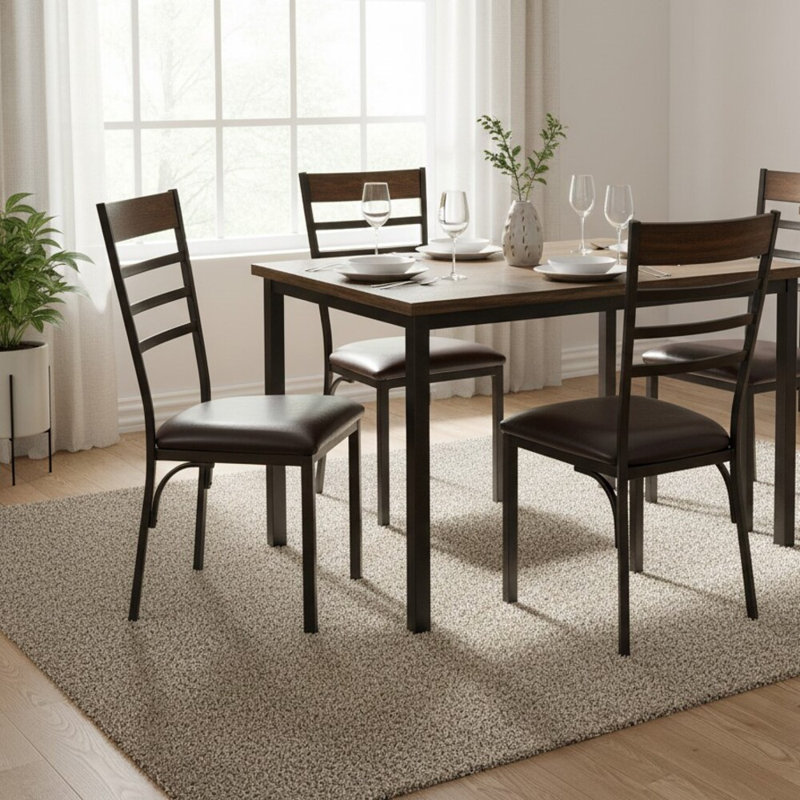 Ensemble de 2 chaises d'appoint Ashmina