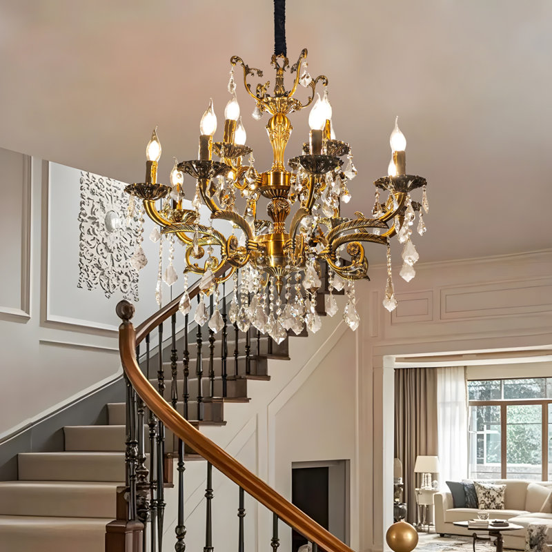 Chandelier, 12 Lights, 3900 Lumens