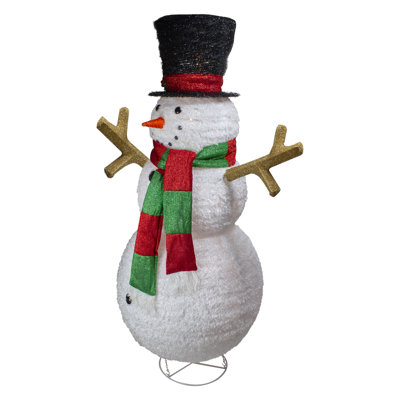 Décoration de Noël d'extérieur en chenille résistante aux intempéries