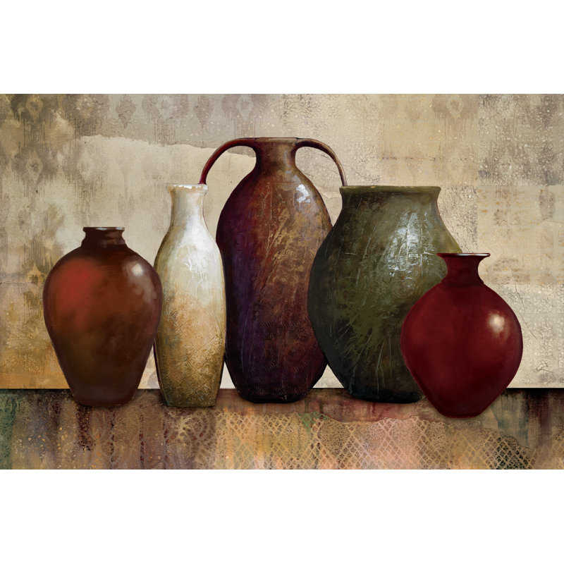 Five Vessels 3 - Wrapped Canvas Art Prints, 81cm H x 122cm W x 3.8cm D