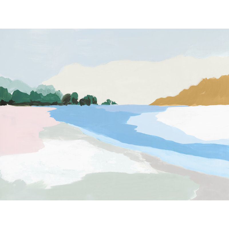 Soft Coastal II - reproduction sur toile tendue, H 12 po x l 16 po