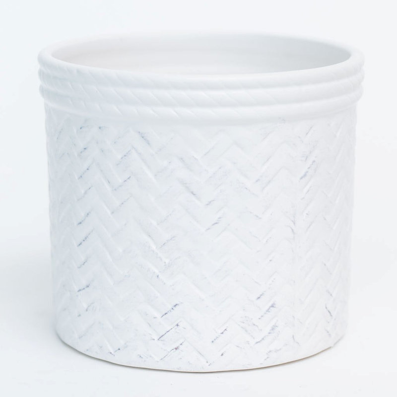 Carytown Ceramic Pot Planter, 4.7" H x 4.3" W x 4.3" D