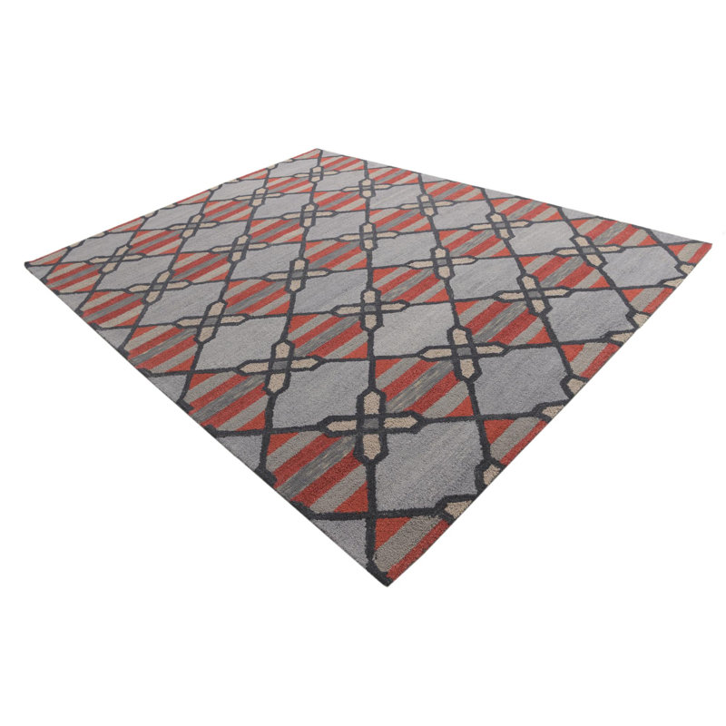 Tapis gris 8 x 10 Pineland