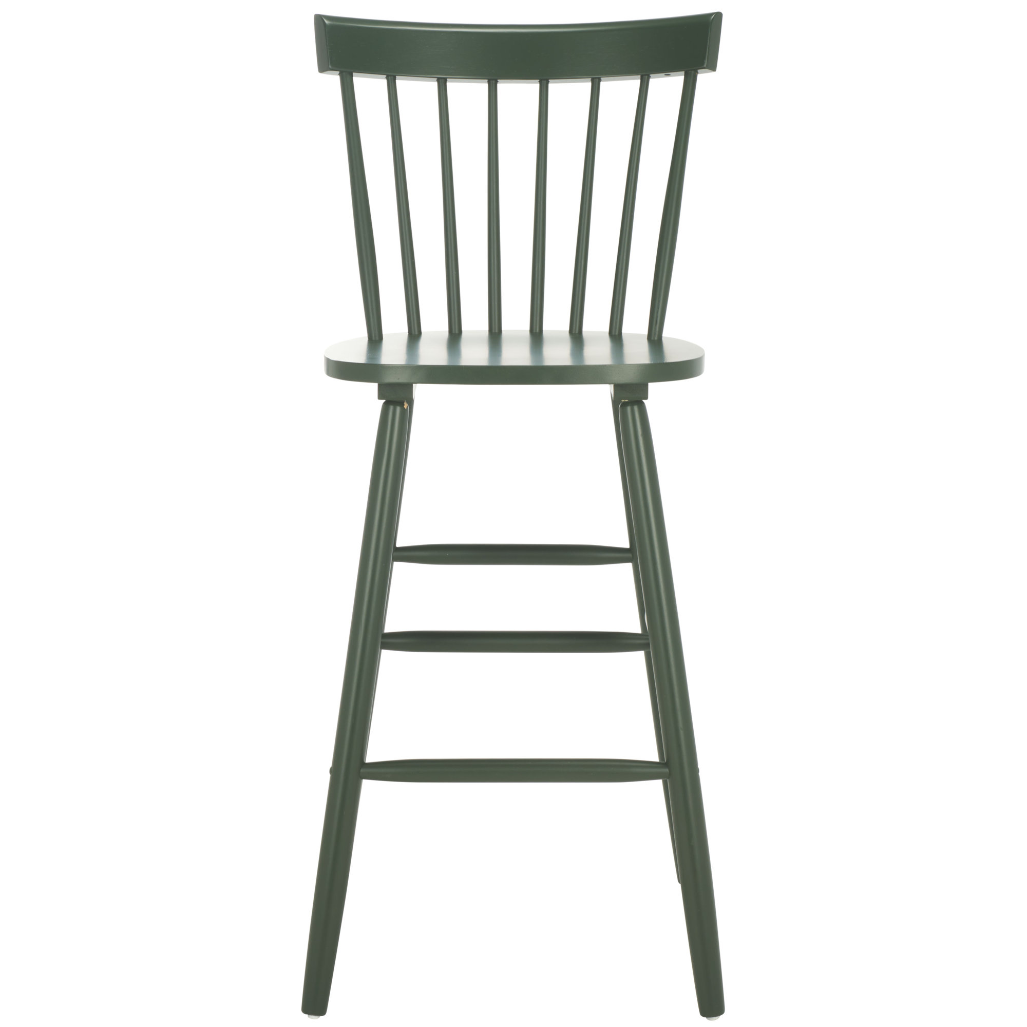Stacee Solid Wood Bar & Counter Stool, Garden Green, Bar Stool (29" Seat Height)