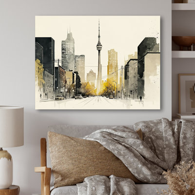 Toronto Skyline IV - reproduction sur toile