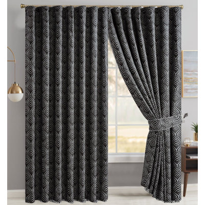 Marmaduke Cotton Blend Blackout Curtain Pair