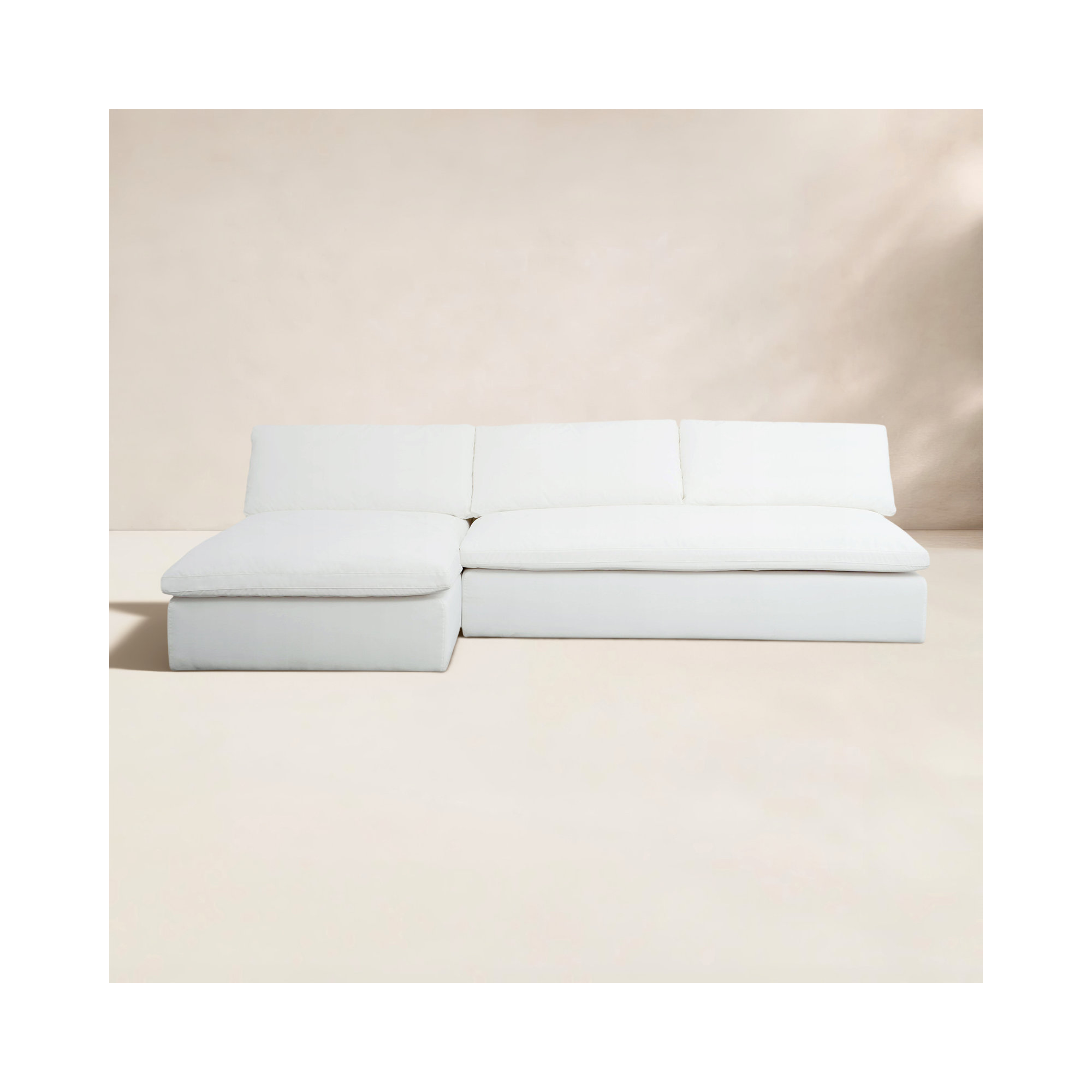 Wilkie Outdoor Modular 2 Piece, White
