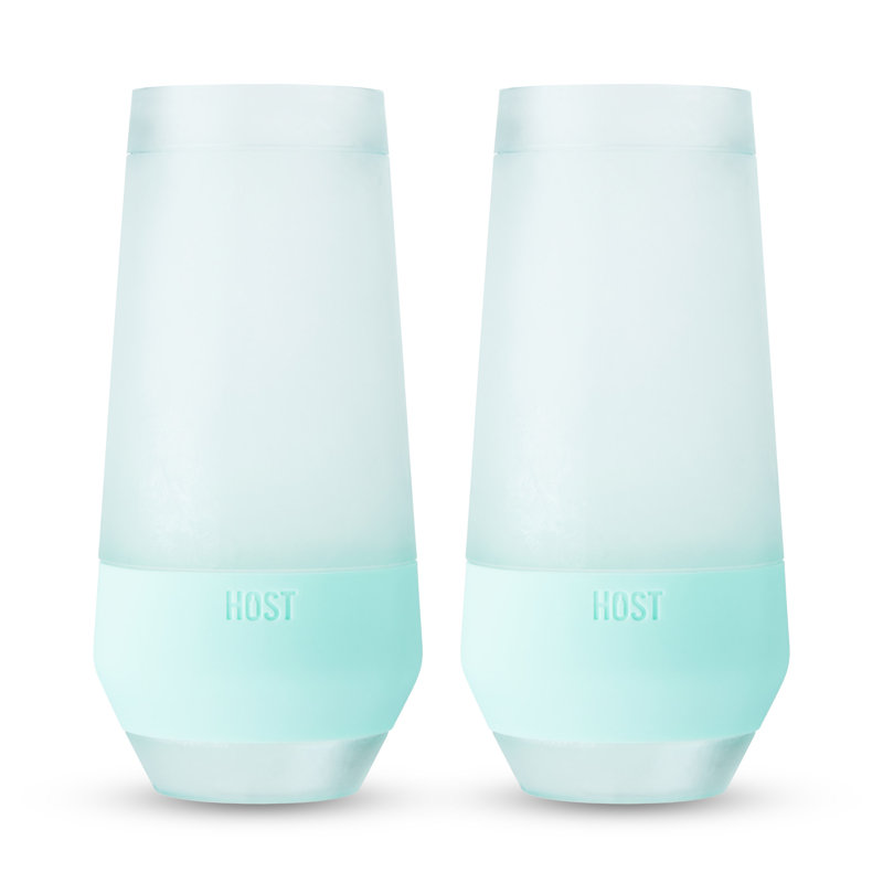 Champagne FREEZE Cooling Cups, Aqua