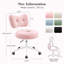 Fauteuil de meuble-lavabo contemporain pivotant rembourré à boucles Teddy-1868321266