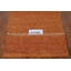 Tapis décoratif orange en laine orange Kilim 3 x 5
