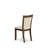 5-Pc Dining Set Consist of a Square Dining Table and 4 Upholstered chairs - Antique Walnut finish