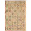 Tapis unique nouvel âge 8 pi 3 po x 9 pi 7 po beige / orange / brun