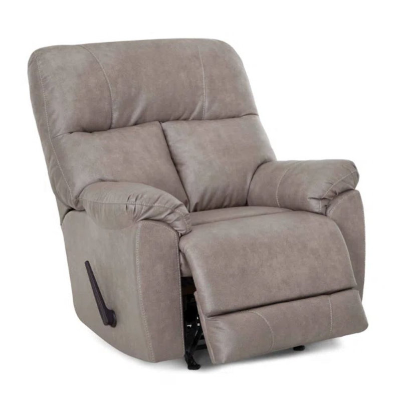 Manual Recliner in Chestnut,  Chestnut Polyester