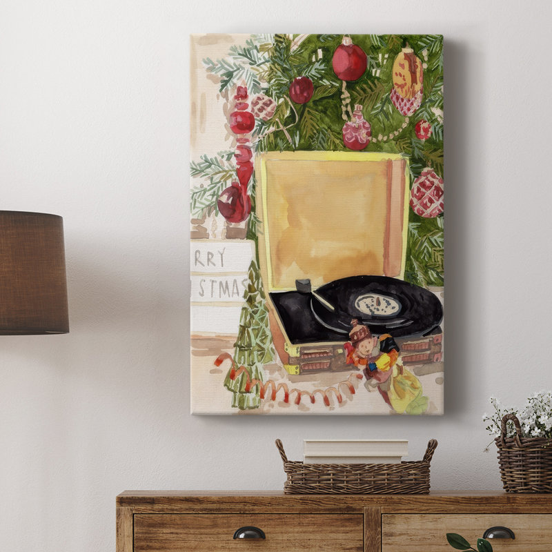 Home Sweet Christmas II - Cavas enveloppés de galerie, H 60 po x l 40 po