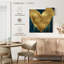 Hardie Big Hearted Gold sur fond sarcelle-109206652